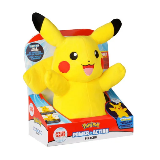 Інтерактивна м’яка іграшка POKEMON – ПІКАЧУ (світло, звук, 25 cm)