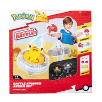 Ігровий набір POKEMON – ПОДВІЙНИЙ БАТЛ ПІКАЧУ ТА М’Ю (2 спінера, 2 покебола, арена)