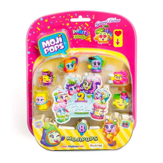 Набір фігурок MOJI POPS серії “Party” – ПЕРЛИННИЙ СЮРПРИЗ (8 фігурок)