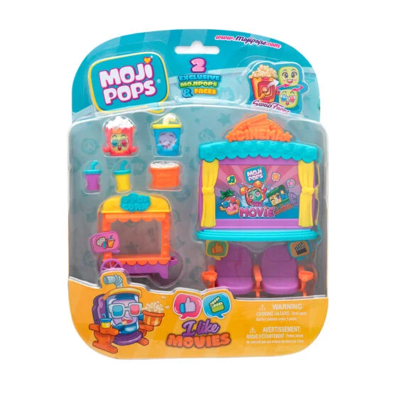 Ігровий набір MOJI POPS – КІНОТЕАТР (2 фігурки, аксесуари)