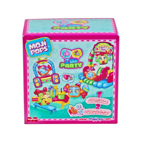 Ігровий набір MOJI POPS серії «Box I Like» – ВЕЧІРКА (2 фігурки, аксесуари)