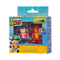 Набір колекційних фігурок STUMBLE GUYS – ОПЕРАТОР ДЖИНА ТА ДРАКОН ІНФЕРНО (2 фігурки, 6 cm)