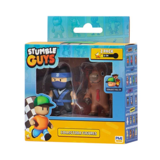 Набір колекційних фігурок STUMBLE GUYS – НІНДЗЯ КАЙ І КАПІБАРА (2 фігурки, 6 cm)