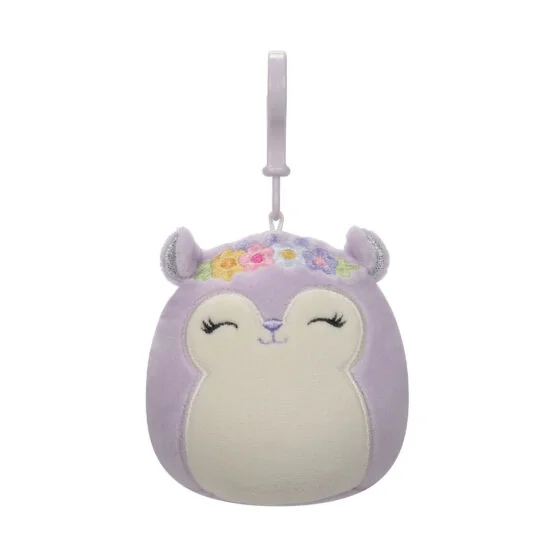 М’яка іграшка на кліпсі SQUISHMALLOWS – БІЛКА СІДНІ (9 cm)