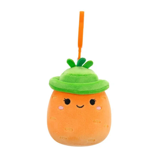 М’яка іграшка на кліпсі SQUISHMALLOWS – МОРКВИНКА КАРОЛІНА (9 cm)