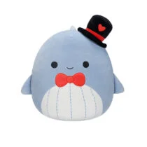 М’яка іграшка SQUISHMALLOWS – СИНІЙ КИТ САМІР (13 cm)